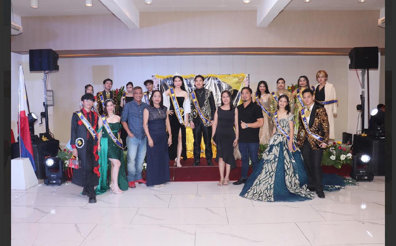 JS Prom event showing students in formal attire